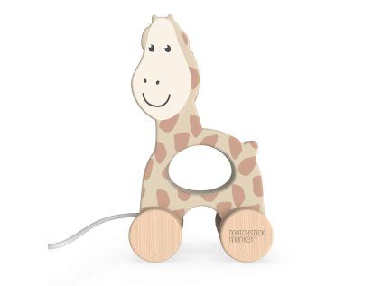 MATCHSTICK MONKEY DREVENÁ ŤAHACIA HRAČKA (Variant Giraffe)