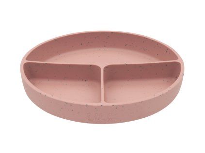 Talíř dělený s přísavkou Platinum Silicone (Varianta Růžová)