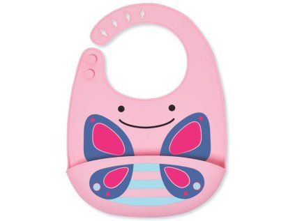 SKIP HOP Zoo Bryndák silikonový Motýlek 6m+ (Typ silikonový)