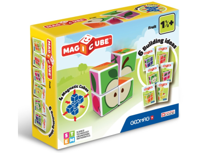 131GEO magicube ovoce 4 díly geomag