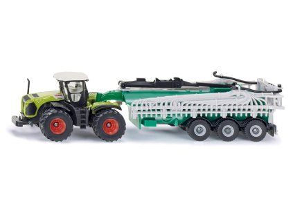 1497584 siku farmer traktor claas xerion w cisternou 1 87