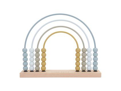 Little Dutch Počítadlo dřevěné duha (Lesní kamarádi)