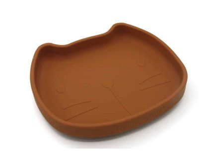 THE COTTON CLOUD SILIKÓNOVÝ TANIER MAČKA PIPPA (Variant caramel)