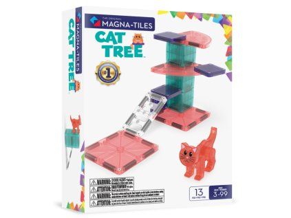 mt 252013ct magnetická stavebnice kočičí strom 13 dílů 01