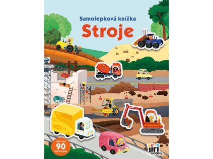 4442 8 stroje samolepkový knížek 01