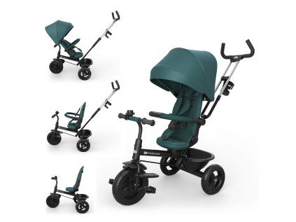 KINDERKRAFTTříkolka Aston 2 Plus 9m+ (Variant Green)