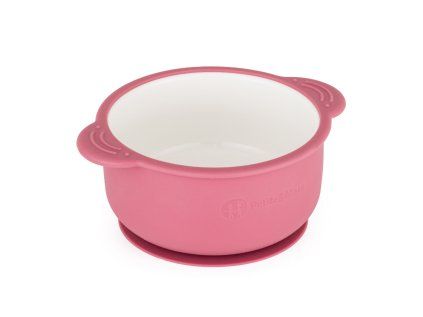 PETITE&MARS Miska keramická se silikonovým obalem (Variant Candy Pink)
