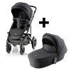 BRITAX RÖMER Sada kočárek Smile 5Z + hluboká vanička (Varianta Carbon Black, Barva Černá)