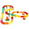 48 9 magnetická závodní dráha Oplo Toys Rainbow 100 ks