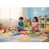 48 magnetická závodní dráha OPLO Toys Rainbow 100 ks