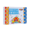 57 magnetická stavebnice OPLO Toys Rainbow 150 ks
