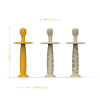 3 MM Pack z 2 kartáče s stopper Lion Giraffe 1800x1800