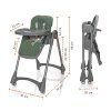 ZOPA Stolička na kŕmenie Primo (Variant District Green)