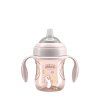 CHICCO Hrnek Transition učící s držadly 4m+ (Variant pink)