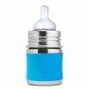 1 Pura nerezová kojenecká láhev 150ml Aqua