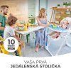 KINDERKRAFT Jídelní židle Lahodná (Šedá varianta)