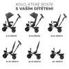 KINDERKRAFT Trojkolka Aveo (Varianta malachitově šedá)