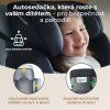 KINDERKRAFT SELECT Autosedačka i-Size XPAND 2 i-Size 100-150 cm, Prémiová (Barva Černá, Varianta Černá)