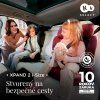 KINDERKRAFT SELECT Autosedačka i-Size XPAND 2 i-Size 100-150 cm, Prémiová (Barva Černá, Varianta Černá)