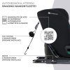 KINDERKRAFT Autosedačka Oneto3 i-Size 76-150cm + Isofix (Barva Černá, Varianta Grafitově černá)