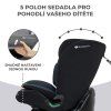 KINDERKRAFT Autosedačka Oneto3 i-Size 76-150cm + Isofix (Barva Černá, Varianta Grafitově černá)