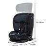KINDERKRAFT Autosedačka Oneto3 i-Size 76-150cm + Isofix (Barva Černá, Varianta Grafitově černá)