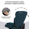 KINDERKRAFT Autosedačka Oneto3 i-Size 76-150cm + Isofix (Barva Černá, Varianta Grafitově černá)