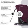 KINDERKRAFT Autosedačka Oneto3 i-Size 76-150cm + Isofix (Barva Černá, Varianta Grafitově černá)