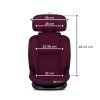 KINDERKRAFT Autosedačka Oneto3 i-Size 76-150cm + Isofix (Barva Černá, Varianta Grafitově černá)