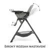 KINDERKRAFT Jídelní židle Skládací (Varianta šedá)