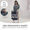 KINDERKRAFT Jídelní židle Skládací (Varianta šedá)