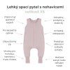 Sleepee Lehký spací vak s nohavicemi Růžový (Velikost XS)
