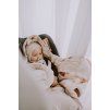 Sleepee Fusak/zavinovačka/deka do autosedačky Bohémský (Varianta písková)