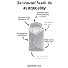 Sleepee Fusak/zavinovačka/deka do autosedačky Bohémský (Varianta písková)