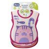 1478477 chicco podbradnik bavlneny nepremokavy pink 2ks 6m