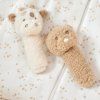 NATTOUHračka plyšová chrastítko Teddy 14 cm, 0m+ (Variant medvídek)