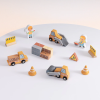 TP533 jeřáb a sada autíček tooky toy 5