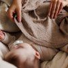 BABYONO Deka pletená bambusová (Varianta Světle béžová)