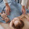 BABYONO Deka pletená bambusová (Varianta Světle béžová)