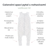 Sleepee Celoroční spací pytel s nohavicemi melanžově šedá (Velikost M)