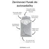Sleepee Královský fusak/zavinovačka/deka do autosedačky (Varianta džínová)