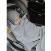 Sleepee Královský fusak/zavinovačka/deka do autosedačky (Varianta džínová)
