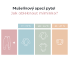 Sleepee Mušelínový spací vak s nohavicemi Pískový (Velikost S)