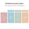 Sleepee Mušelínový spací vak s nohavicemi Šedý (Velikost M)