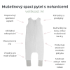 Sleepee Mušelínový spací pytel s nohavicemi Růžová (Velikost M)