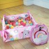 BRIGHT STARTSHrací deka 5v1 Your Way Ball Play™ 0m+ (Variant Rainbow Tropics™)