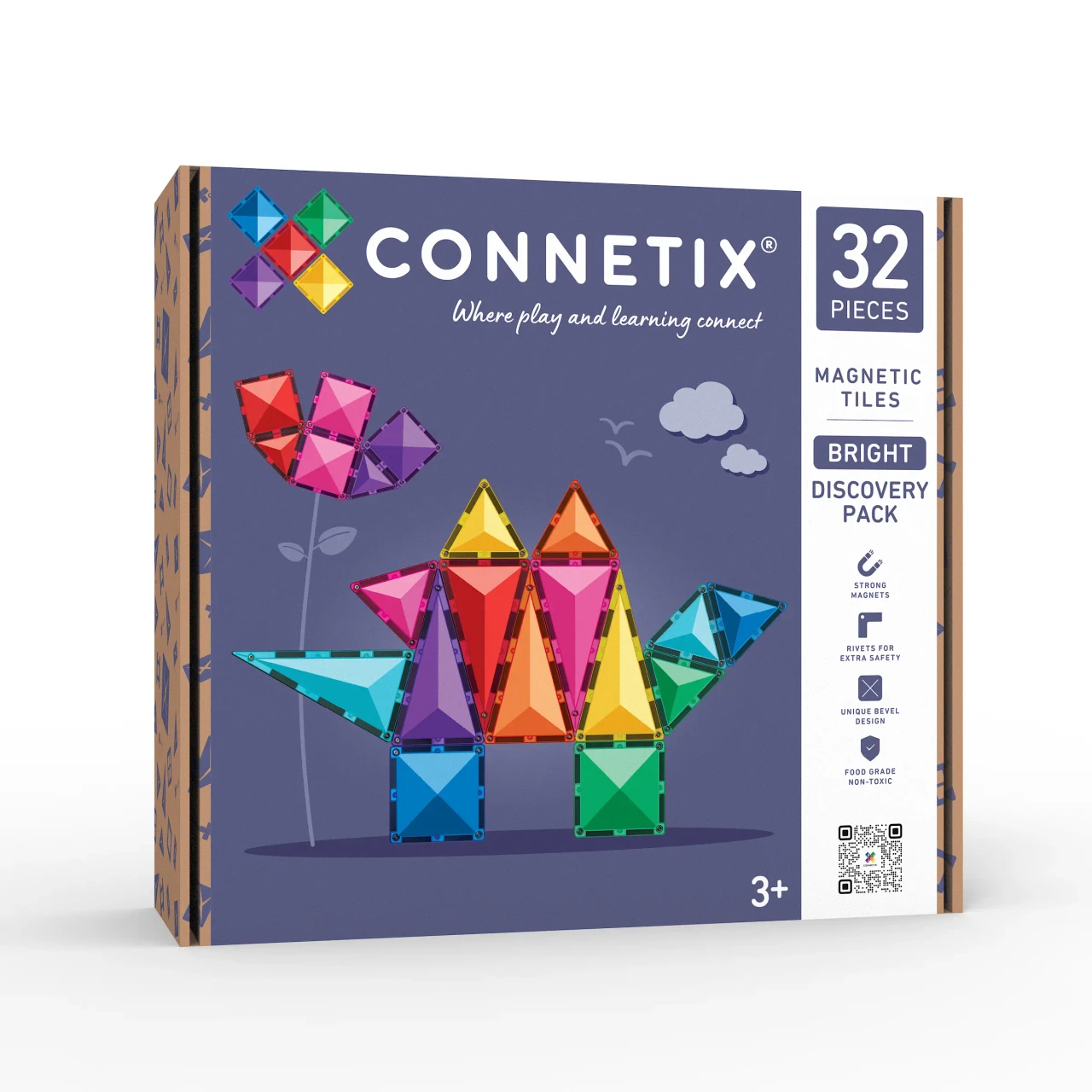 A Connetix Bright Discovery Pack 32 db doboza