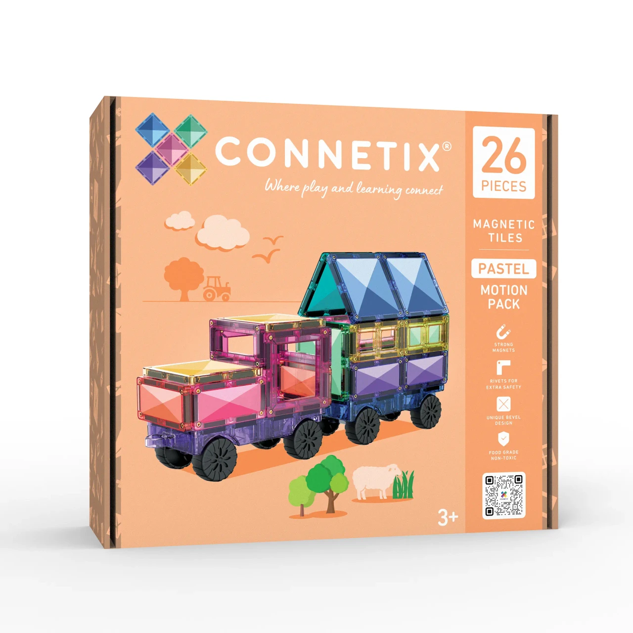 A Connetix Pastel Motion Pack 26 db doboza