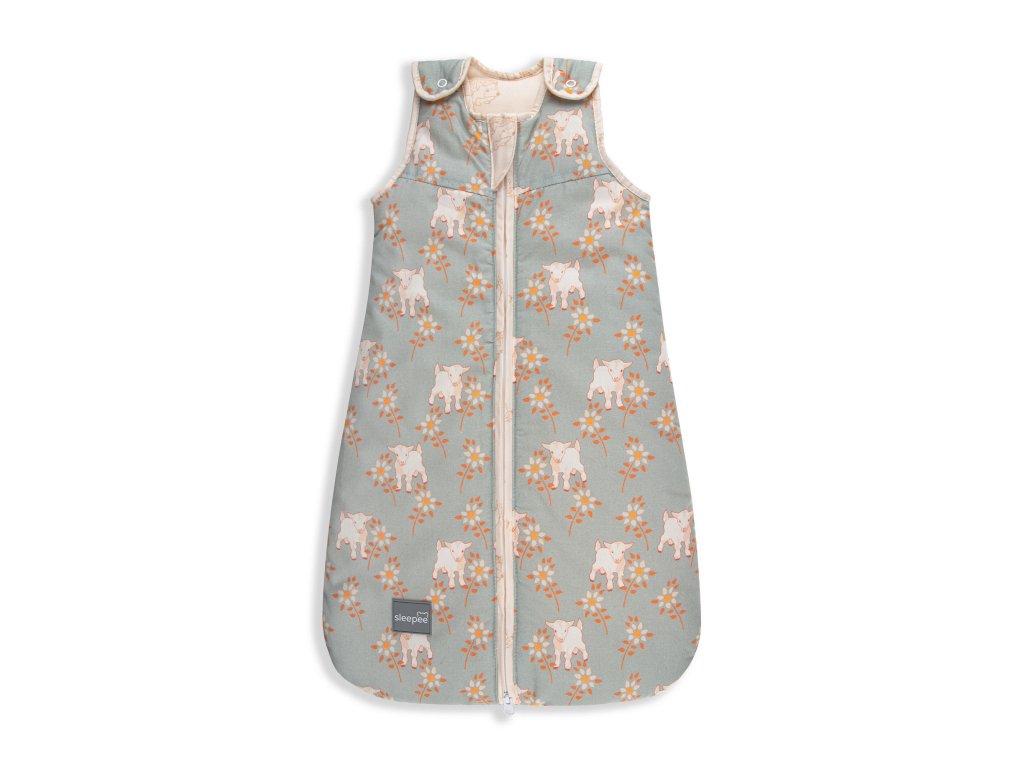 14614 sleepee hálózsák újszülött vintage animals sky blue