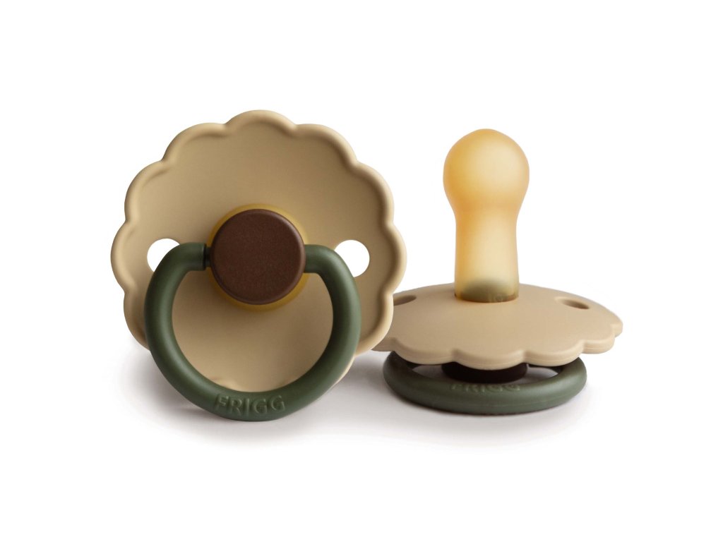Frigg CUMLÍK DAISY COLORBLOCK ACORN, +6M, KAUČUK (Variant ACORN)